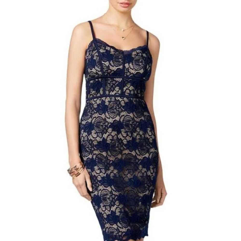 Navy Lace Dress